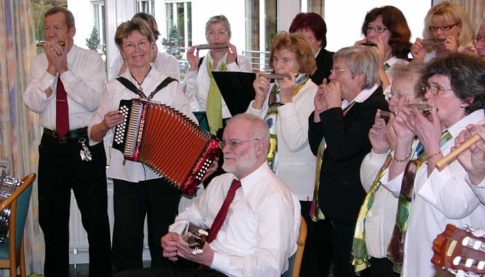 Im Foyer des Hospizes in Mechernich