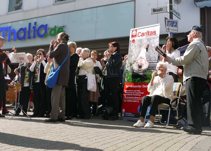 Auftritt am 16.04.2011 für die Demenz-Hilfe der Caritas Auftritt am 16.04.2011 für die Demenz-Hilfe der Caritas